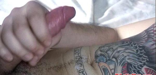  Tatted Latino fucking hot bottom